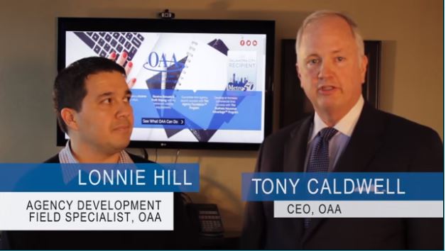 Still of Lonnie Hill and Tony Caldwell from video