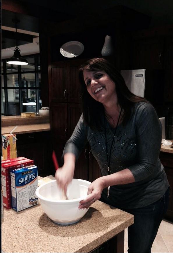 leann and a mixing bowl