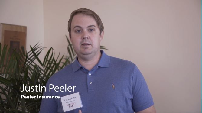 still shot of justin peeler from video