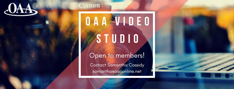 OAA video studio banner